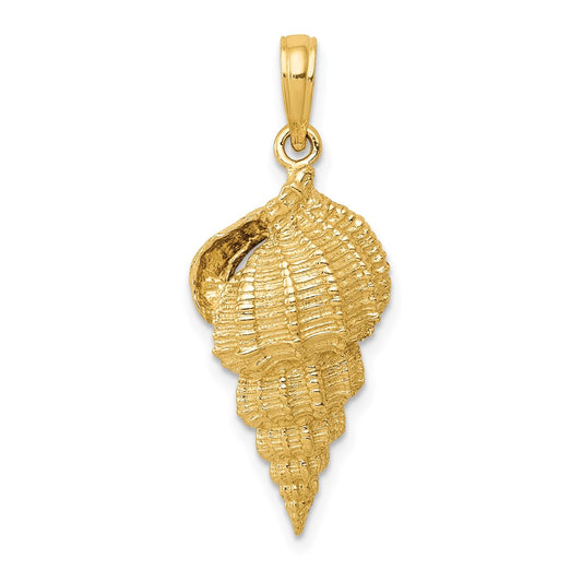 Gold Polished Sea Shell Pendants