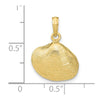Gold Polished Sea Shells Pendants