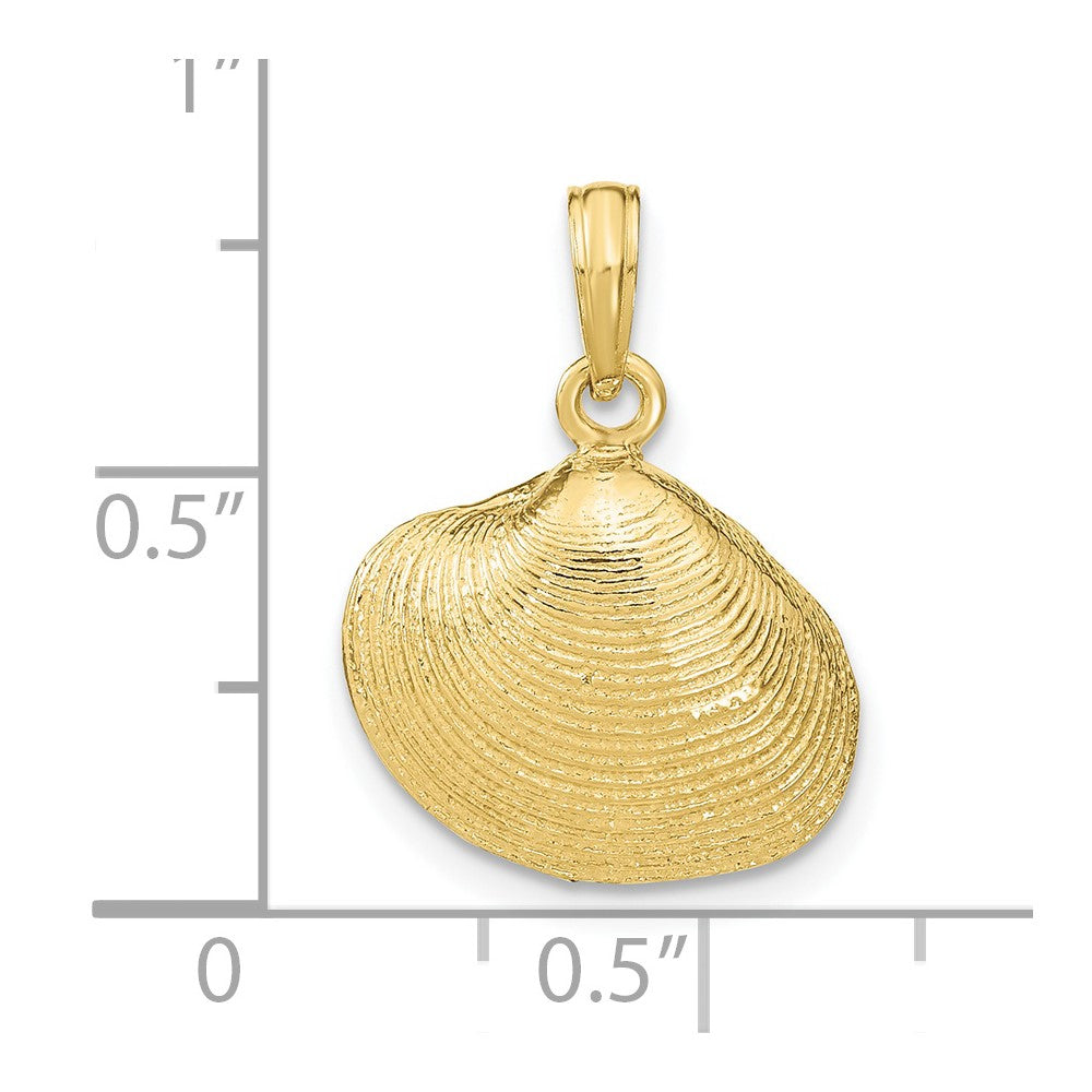 Gold Polished Sea Shells Pendants