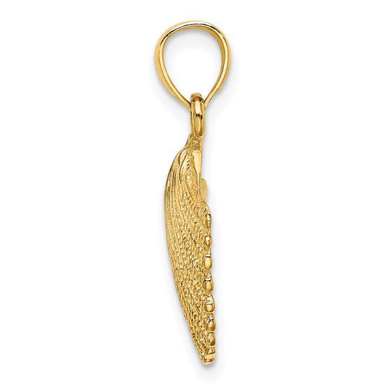 Gold Polished Sea Shell Pendants