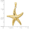 Gold Polished Starfish Pendants