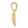 Gold Polished Sea Shell Pendants