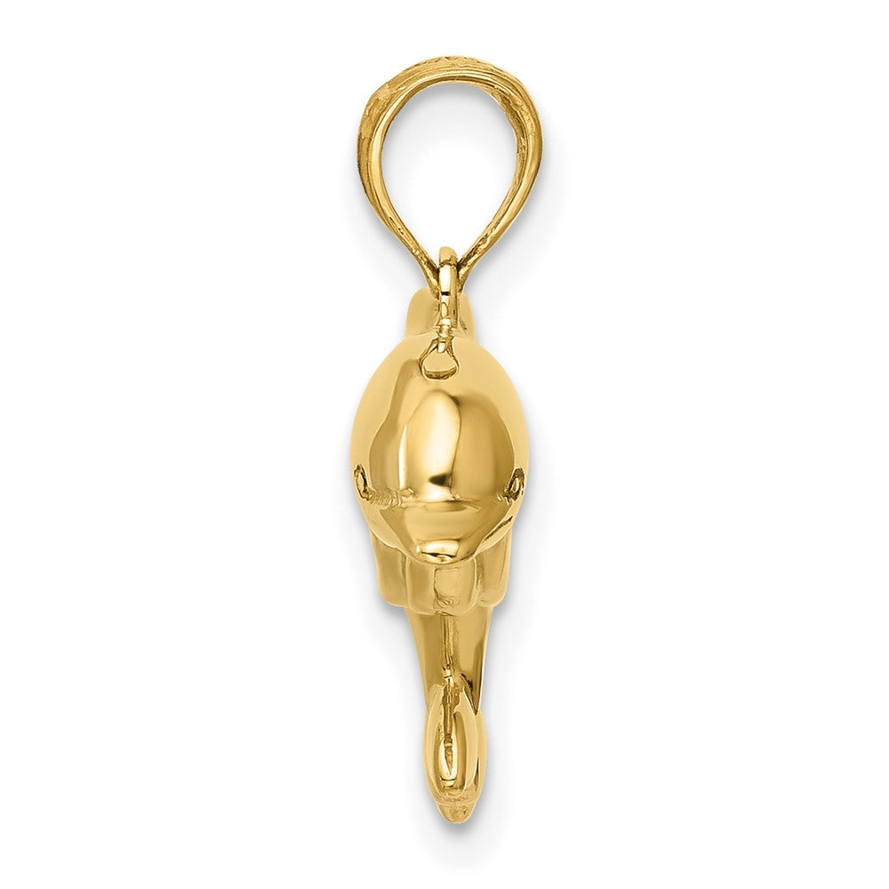 Gold Polished Dolphin Pendants