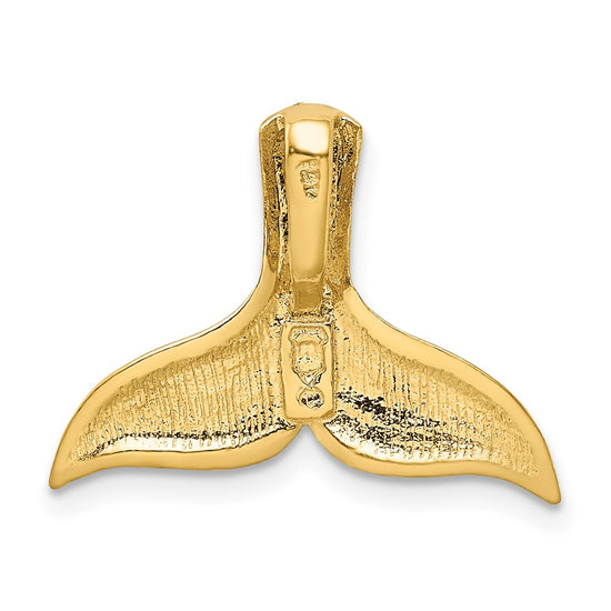 Gold Polished Whale Tail Pendants