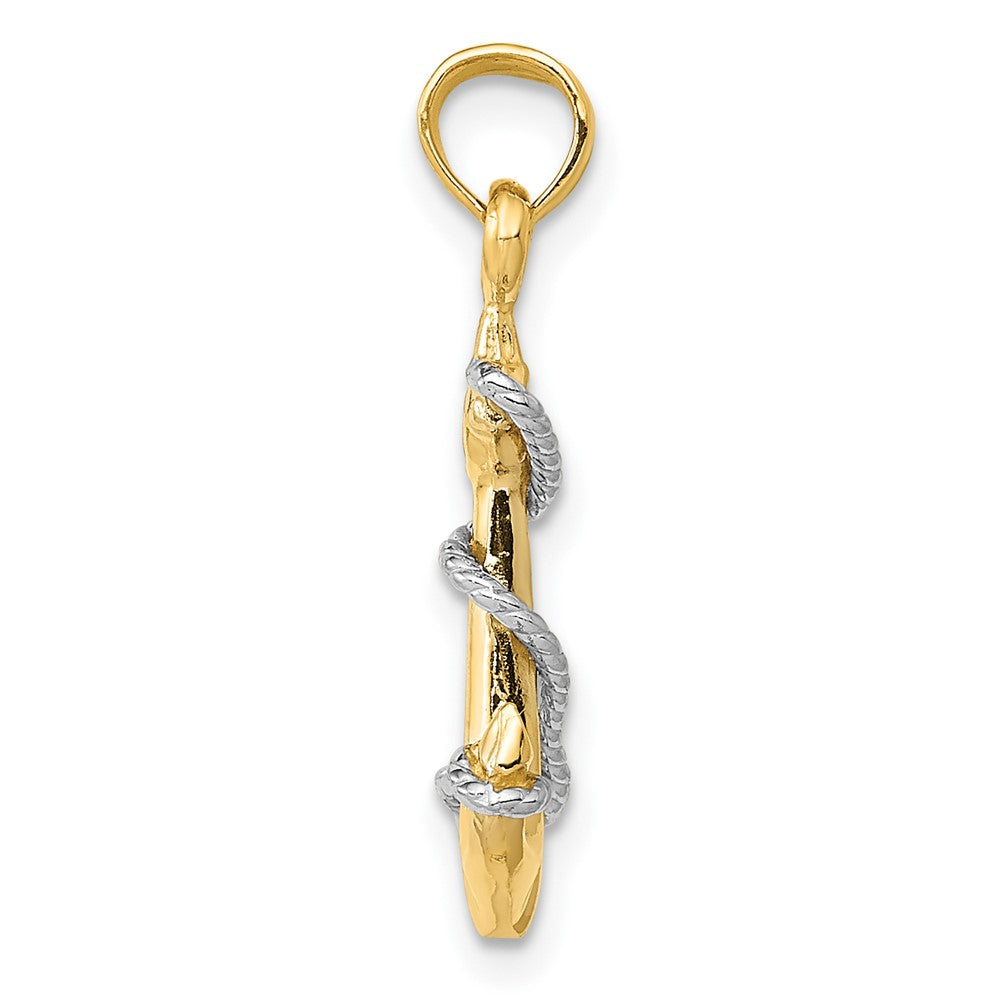 Gold Polished Anchor Pendants