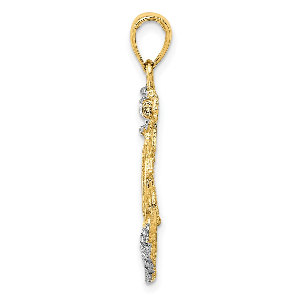 Gold Polished Anchor Pendants