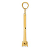 Gold Polished T-bar Anchor Pendants