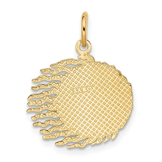 Gold Polished Celestial Pendants