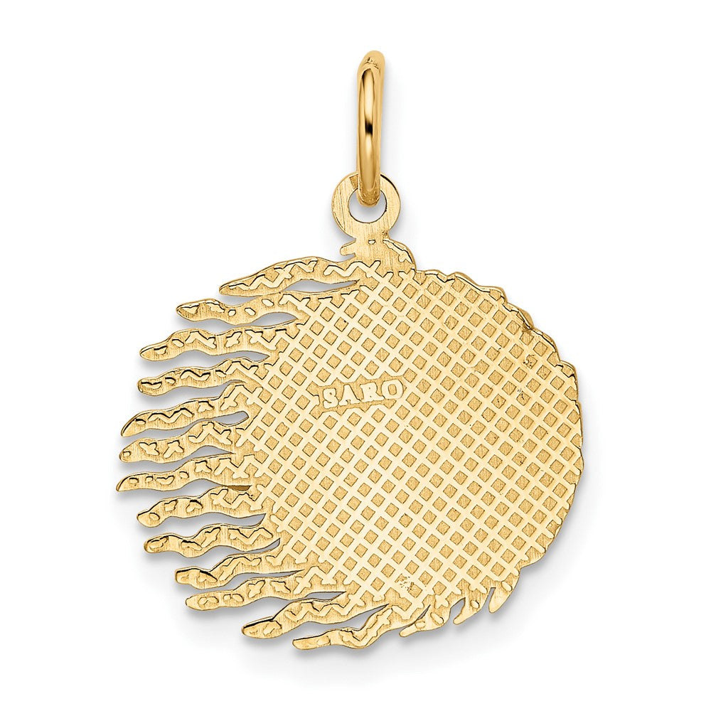Gold Polished Celestial Pendants