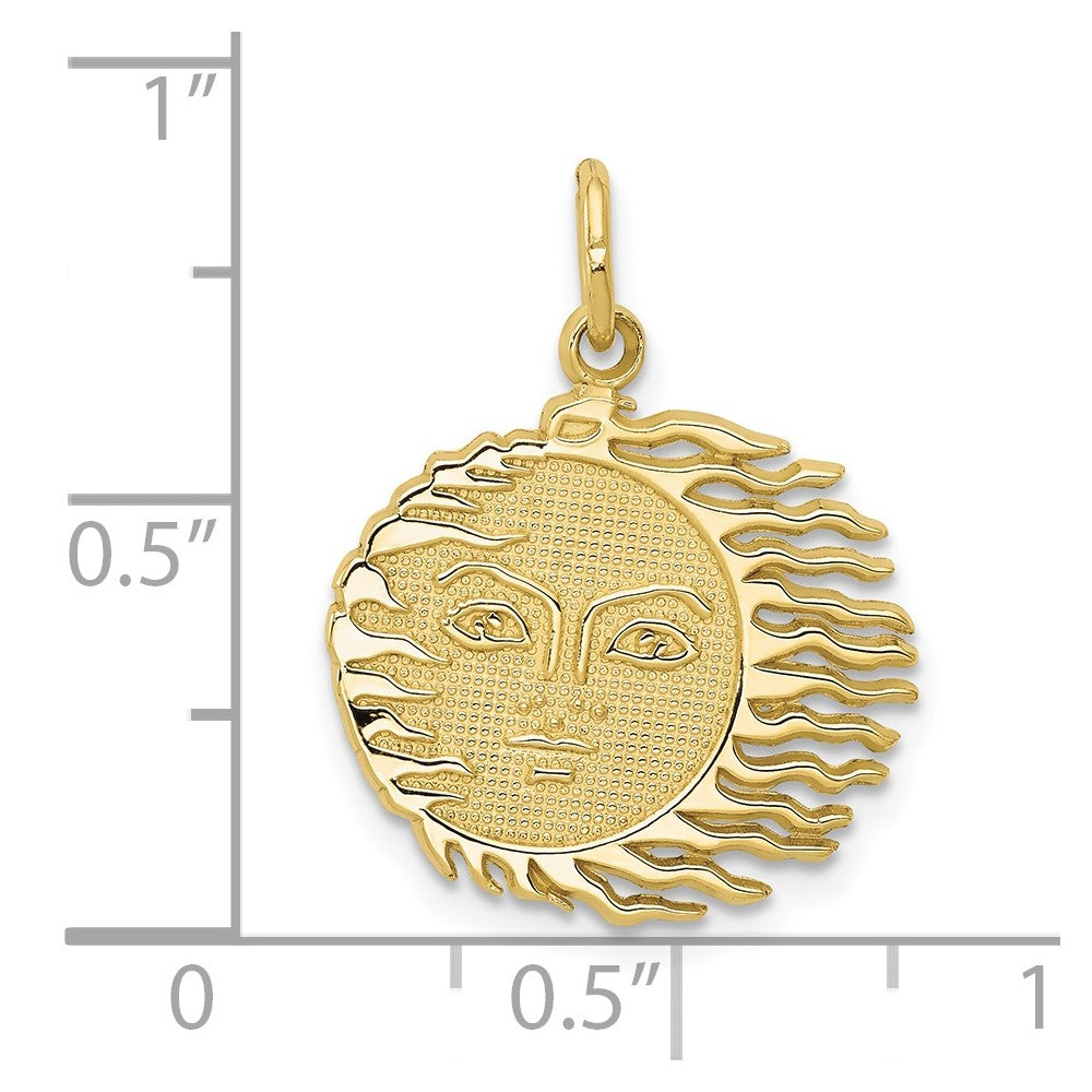 Gold Polished Celestial Pendants