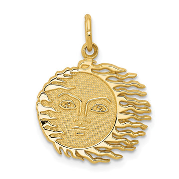 Gold Polished Celestial Pendants