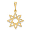 Gold Polished Celestial Pendants