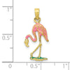 Gold Polished Flamingo Pendants