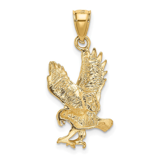 Gold Polished Eagle Pendants