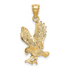 Gold Polished Eagle Pendants