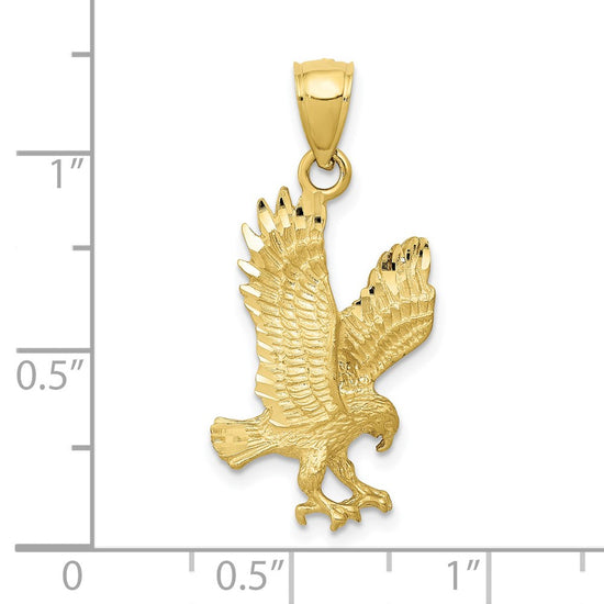 Gold Polished Eagle Pendants