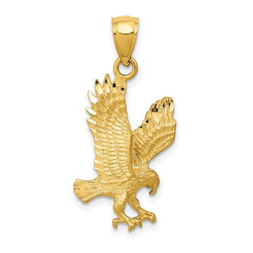 Gold Polished Eagle Pendants