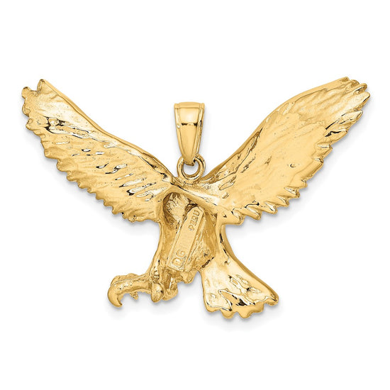 Gold Polished Eagle Pendants
