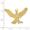 Gold Polished Eagle Pendants