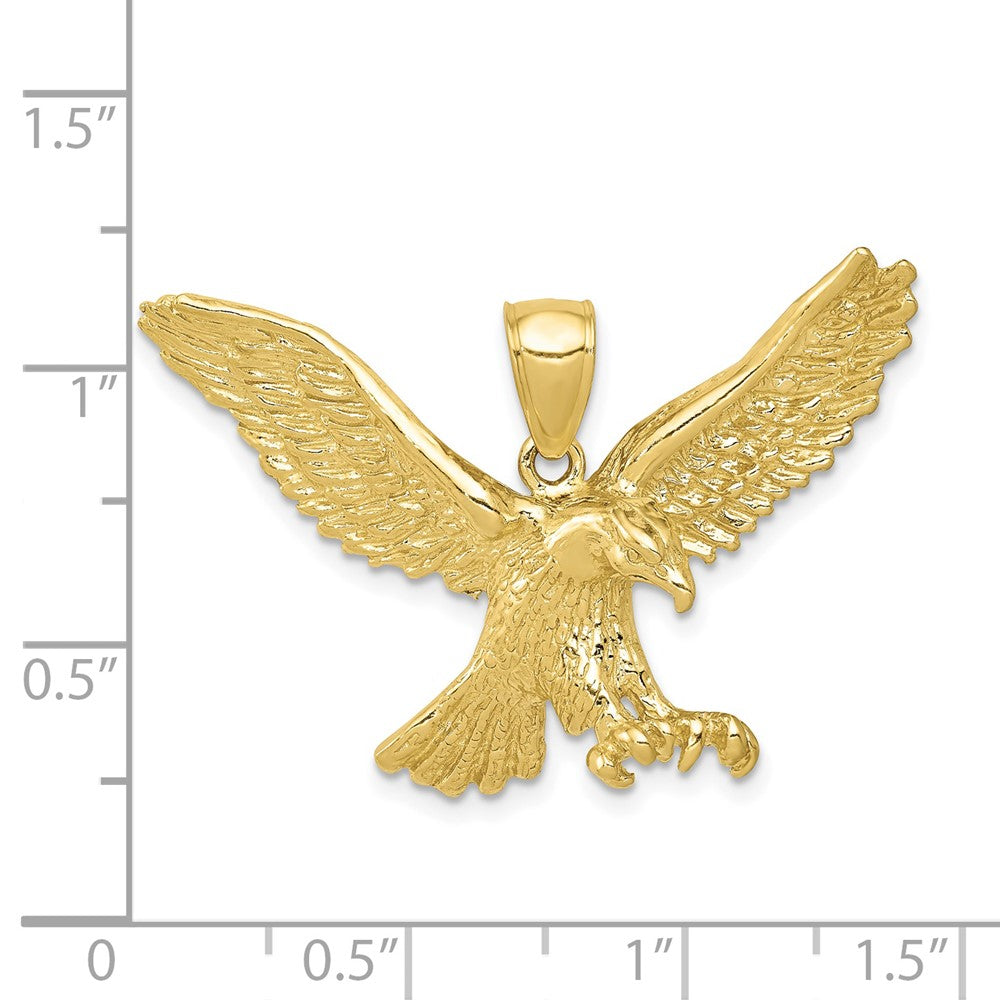 Gold Polished Eagle Pendants