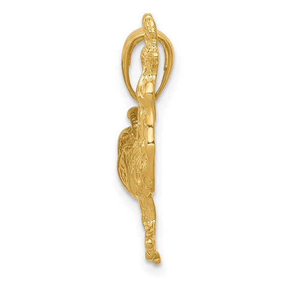 Gold Polished Rooster Pendants