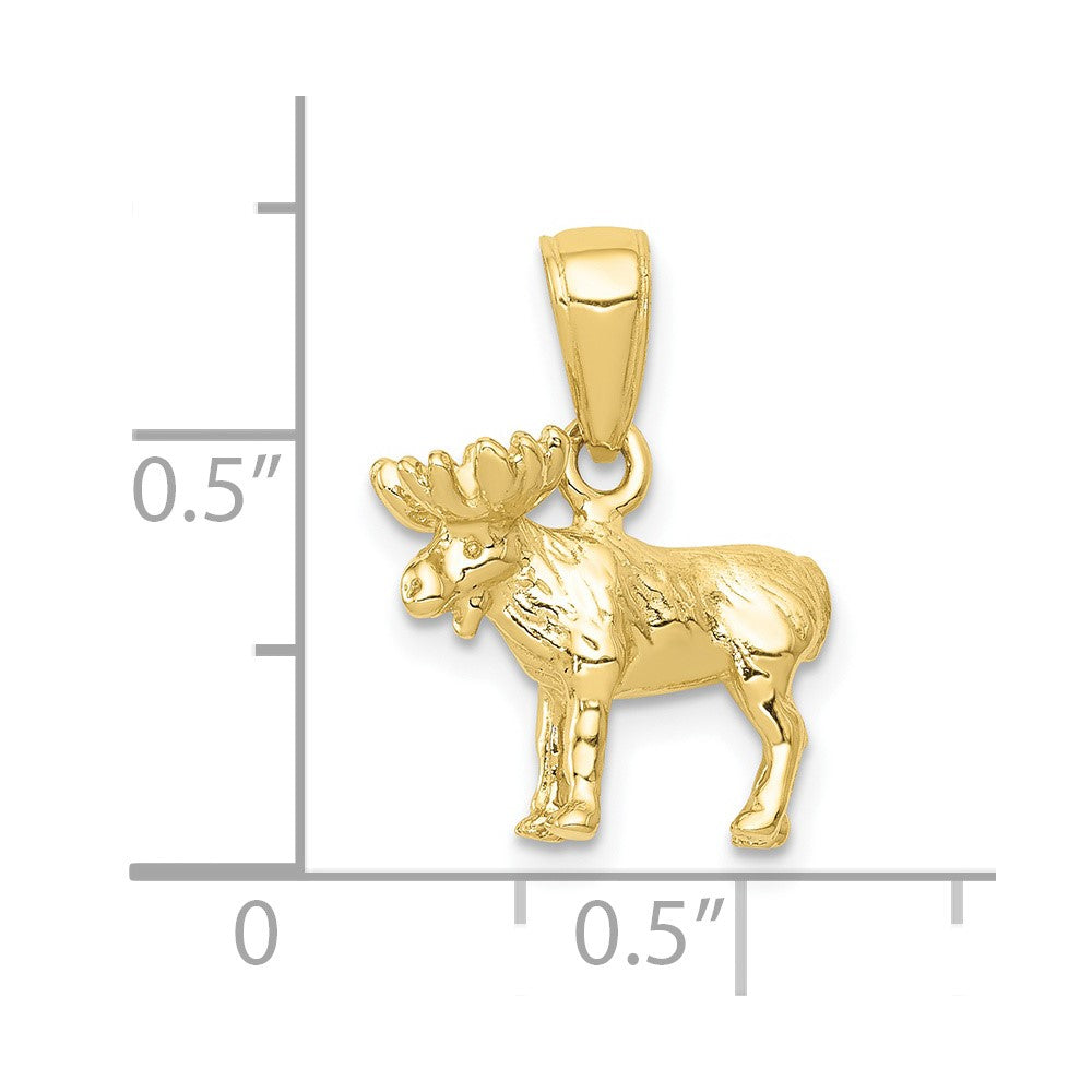 Gold Polished Forest Animal Pendants