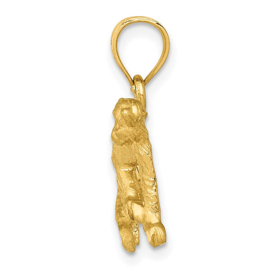 Gold Polished Jungle Animal Pendants