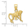 Gold Polished Jungle Animal Pendants