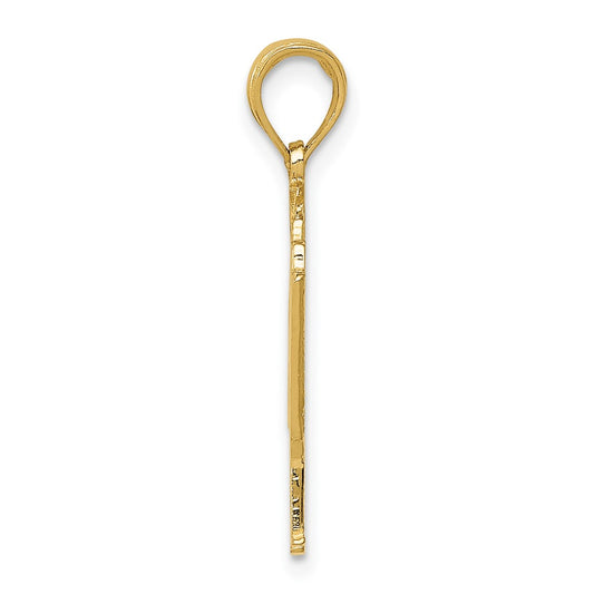 10k Piano Pendant