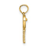 Gold Polished Tennis Pendants