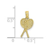 Gold Polished Tennis Pendants