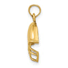 Gold Polished Sports Pendants