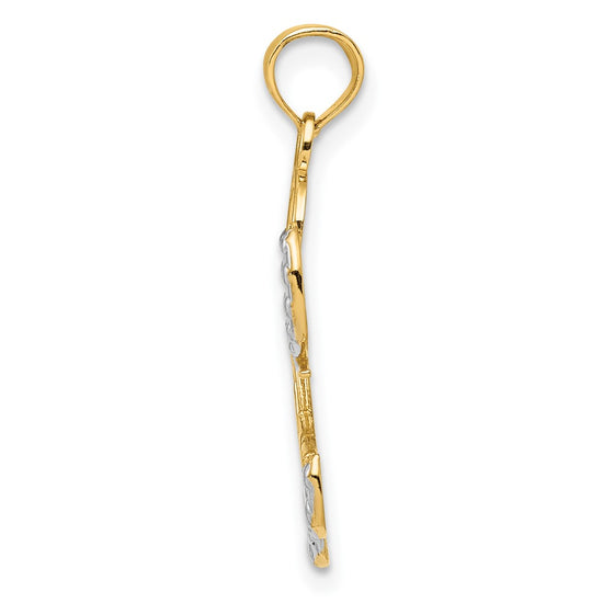 Gold Love Angel Pendants