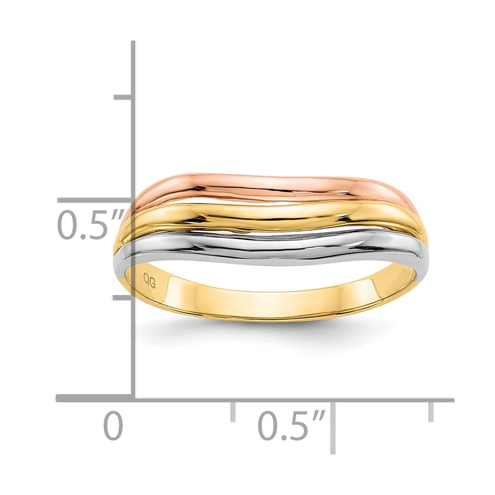 Gold Polished Classic Rings