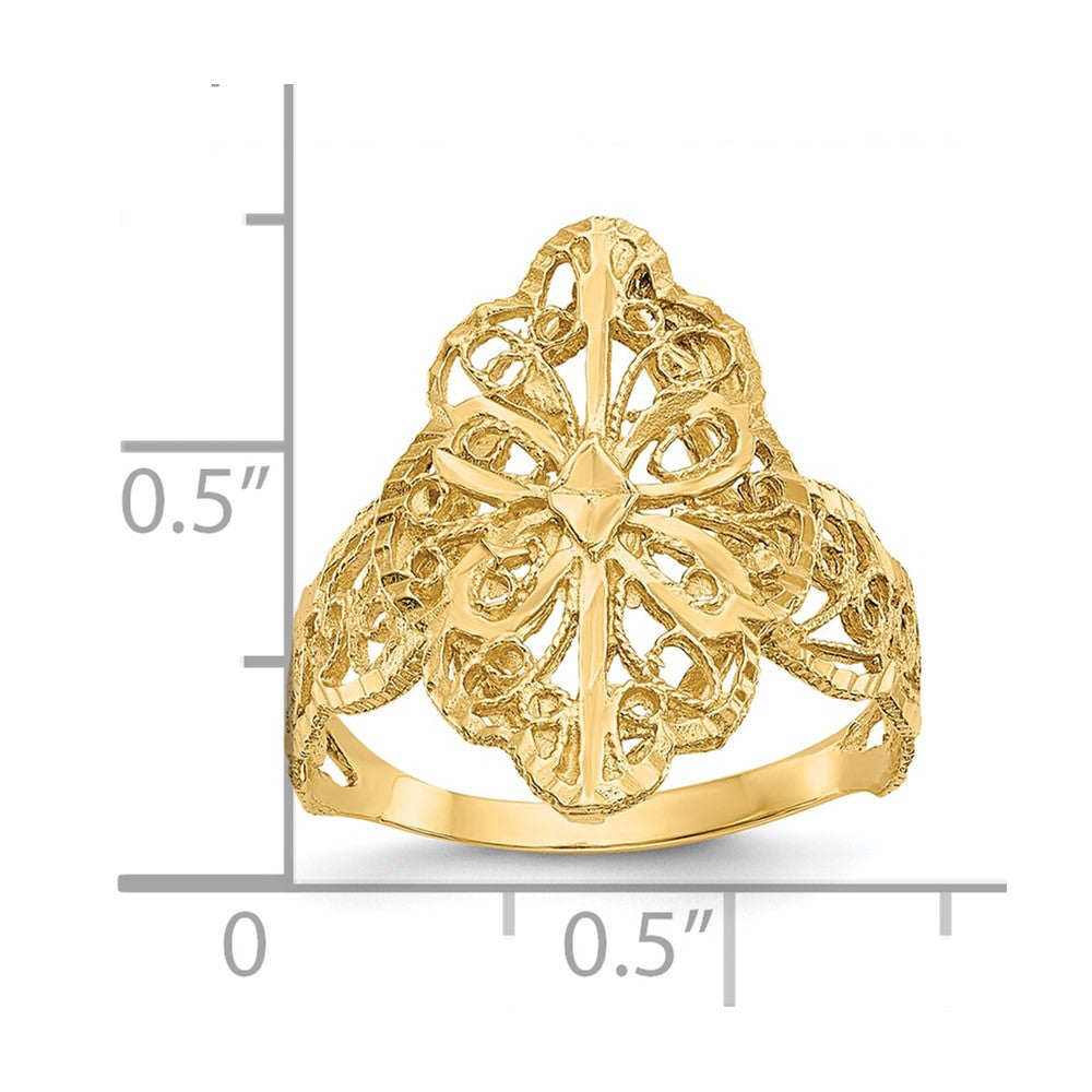 Gold Polished Fashion Rings