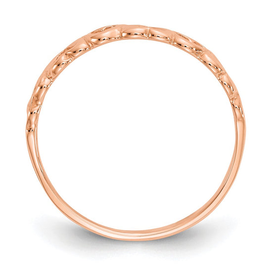 Gold Hearts Rings