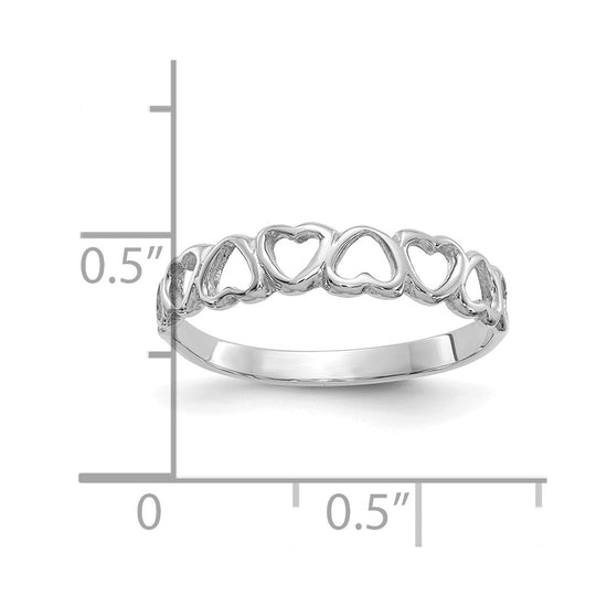 Gold Hearts Rings