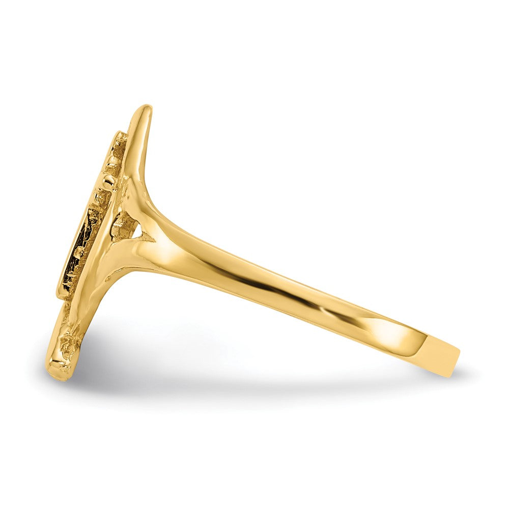 Gold Polished Religious Rings