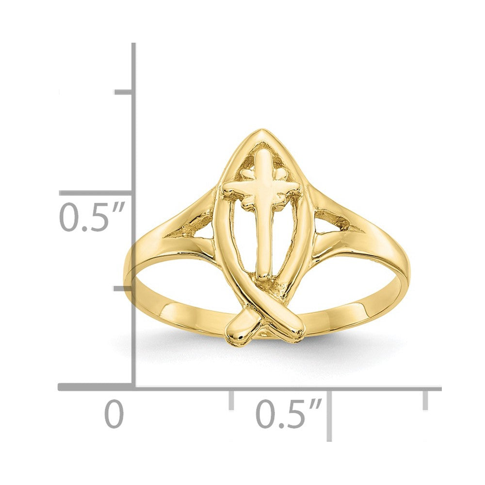 Gold Polished Religious Rings