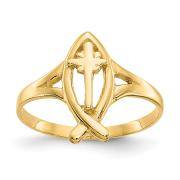 Gold Polished Religious Rings