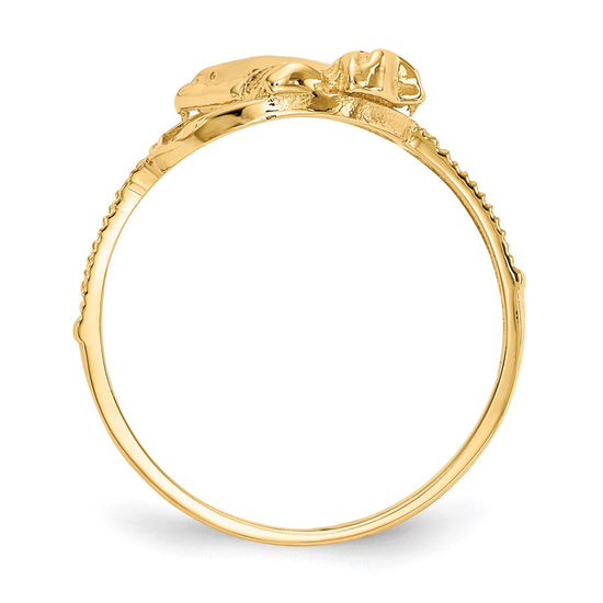 Gold Polished Religious Rings