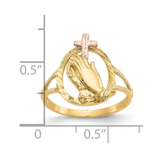 Gold Polished Religious Rings