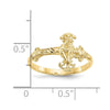 Gold Polished Religious Rings