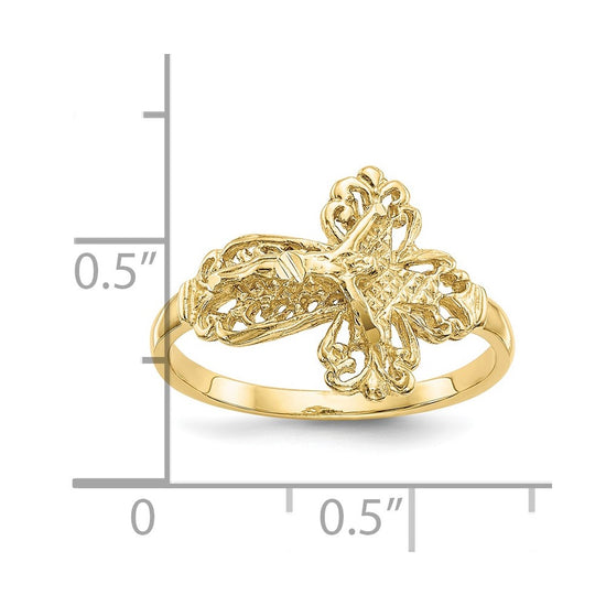 Gold Polished Religious Rings
