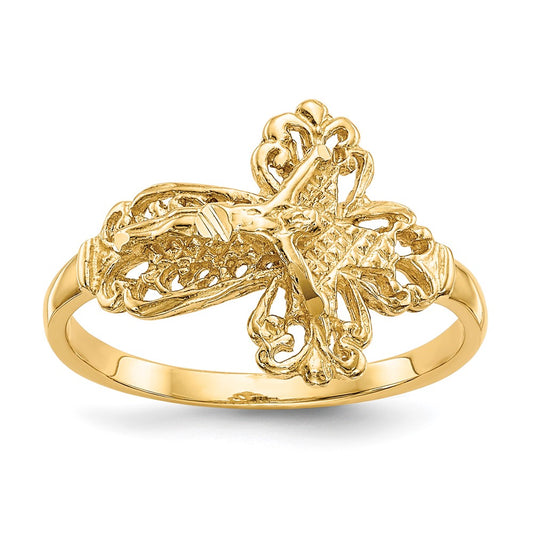 Gold Polished Religious Rings
