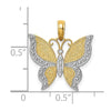 Gold Polished Butterfly Pendants