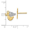 Gold Angel Earrings