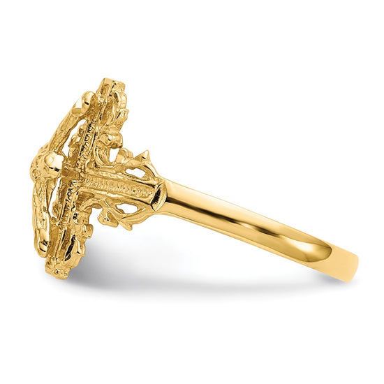 Gold Polished Religious Rings