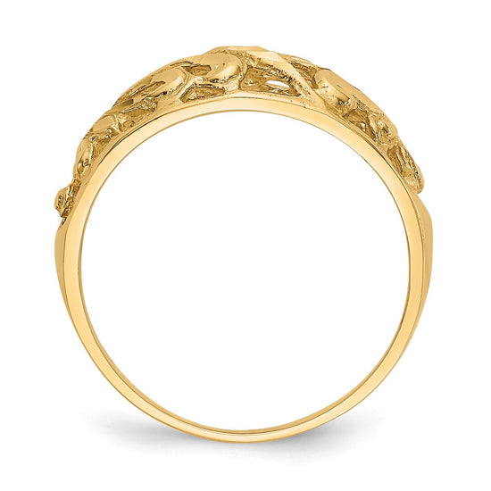 Gold Polished Fancy Rings