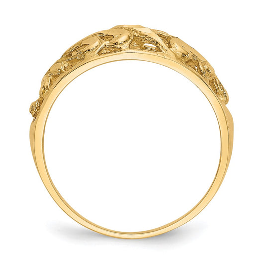 Gold Polished Fancy Rings